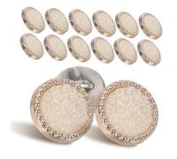 FONDOTIN 15pcs Rose Resin Round Sewing Buttons for Clothes Decorative Coat Replacement for DIY Craft Compatible with Sweaters Sleepwear Jackets Trousers Easy to Sew and Refresh Garments