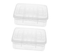 FONDOTIN 16-hole Reptile Incubator Tray 2 Pack Egg Incubator for Chick Reptile Accessories
