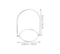 FONDOTIN 16pcs Electroplated Stainless Steel Mason Jar Wire Handles for Regular Mouth Pint Jars Heavy Duty Comfortable Grip Canning Hangers for Home Kitchen Storage