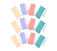 FONDOTIN 16pcs Hanging Soap Bar Pouches with Foaming Mesh for Travel and Bathroom Use Space-saving Reusable Soap Bar Bags for Shampoo and Body