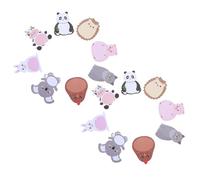 FONDOTIN 16pcs Kawaii Animal Shaped Memo Pads Self-stick Colorful Note Papers for Students and Office Reliable Adhesive Cute Cartoon Sticky Labels for School Home and Everyday Use