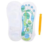 FONDOTIN 1Pair Acupressure Socks for Foot Massage of Comfortable Five Toe Separating Socks for Reflexology Self Care Therapy for Warm Feet and Relaxation
