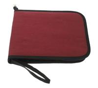 FONDOTIN 1Pc Folding Pencil Holder Canvas Pencil Bag with Slots for School Stationery Compact and Portable Design Random Colors