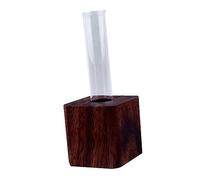 FONDOTIN 1pc Japanese-style Test Tube Flowerpot Base Creative Hydroponic Glass Vase for Dried Fresh Flowers Unique Home Decor for Relaxing Atmosphere