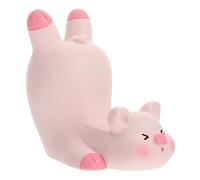 FONDOTIN 1Pc Lovely Pink Pig Model Phone Holder Resin Pig Decoration Adorable Desktop Decor for Home Office Simulation Pig Ornament Unique