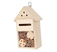FONDOTIN 1pc Outdoor Insect Cabin Bug House for Garden Decor Natural Beehive Design Assembled Bee Shelter for Insect Observation and Nesting