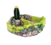 FONDOTIN 1pc Pet Dish Basin Reptile Tortoise Accessories Crested Gecko Food Lizard Leopard Feeder Dragon Tortoise Food Terrarium for Tortoise Basking for Snake Fish Resin