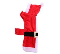 FONDOTIN 1pc Red Christmas Elements Pet Formal Dress Stylish and Comfortable Apparel for Dogs and Cats Breathable for Holiday Parties and Outdoor Activities