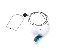FONDOTIN 1set Hanging Cat Teasing Sticks and Replacement Toy for Interactive Play Exercise and Bonding Your Cat