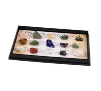 FONDOTIN 1set Natural Stone Mineral Specimen for Science Education Random Polished Geology Gems Decorative Irregular Stones for Home and Photography