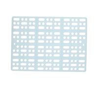 FONDOTIN 2 Pack Pet Foot Pads Rabbit Guinea Pig Chinchilla Plastic Mat with Tabs for Cage Liner
