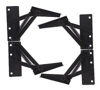 FONDOTIN 2 Pairs Folding Sofa Hinges Heavy Duty Lid Support Hinges with Hydraulic Rod for Smooth Lift and Stable Door Operation Locking Spring with High Strength and Scratch Resistant Edges