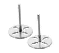 FONDOTIN 2 Pcs Hollow Bearing Pedicure Sanding Disc Bits Metal Shank for Electric Foot File Tool Callus Remover for Dead Skin Roughness Dryness Treatment