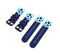 FONDOTIN 2 Pcs Silicone Watch Straps Adjustable Replacement Bands for Boys and Comfortable Wrist Straps
