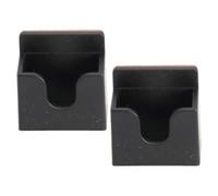 FONDOTIN 2 Pcs Universal Car Ham Radio Microphone Hangers with Adhesive Back, Cb Mic Holder Clips for Vehicle and Home Use, Compatible Radio Mic Bracket Clamp