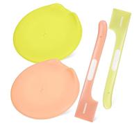 FONDOTIN 2-Piece PET Food Can Covers Spoon Set Silicone Dog Food Lids Cat Can Tops for Canned PET Storage Easy to Use and Clean