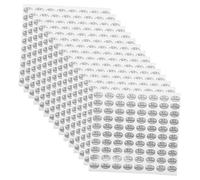 FONDOTIN 20 Sheets Qc Passed Stickers Self Adhesive Tamper Labels for Electronics Warehouse Inspection Document Sealing Single Use Protection Easy Application