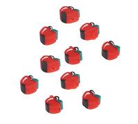 FONDOTIN 200Pcs Fruit Slices Polymer Clay Beads for DIY Bracelet Making Decorative Spacer Charms Apple Design Lightweight Craft Jewelry Supplies for Creative Projects