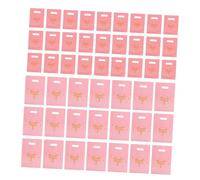 FONDOTIN 200pcs Thank You Party Favor Bags with Four-finger Handles Flat Mouth Plastic Retail Bags for Small Business Boutique Wrapping Strong and Comfortable Grip