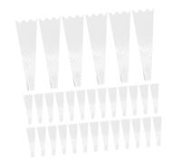 FONDOTIN 200Pcs Transparent Flower Wrapping Bouquet Bags with Star Pattern Single and Multi Flower Sleeves for Roses Tulips Lilies Floral Packaging for Florists Weddings Gift Giving