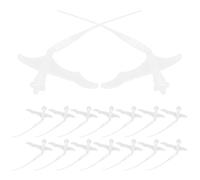 FONDOTIN 20Pcs 1Mm Foam Spray Nozzle Tips with Plastic Extension Tubes, Replacement Trigger and Tube Assembly for DIY Gap Filling Caulking and Insulation in Construction