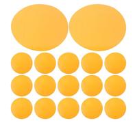 FONDOTIN 20Pcs 50Mm Round Adhesive Spotlight Film, Warm Orange Downlight Gel Filters, Self-Stick Lighting Diffuser Sheets for LED Bulbs and Ceiling Spotlights, Soft Warm Glow for Home and