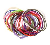 FONDOTIN 20Pcs Adjustable Puppy Whelping Id Collars Soft Multi-Color Identification Neck Bands for Newborn Puppies and Kittens, Size 1-20 for Litter Management