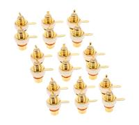 FONDOTIN 20PCS Banana Female Connectors for Audio Speaker Wire Quick Terminal Binding Post for Amplifier High Definition Sound Output Multidevice and Wide Compatibility Easy DIY Speaker