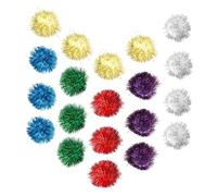 FONDOTIN 20pcs Cat Toys Interactive Kitten Teasing for Indoor Play Random Colors Safe for Cats Exercise Bonding