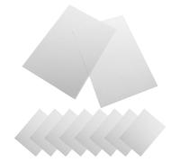 FONDOTIN 20pcs Frosted Plastic Sheets for Craft Projects and Picture Frame Display, Flame Retardant Pp Material with Large Coverage for DIY Art, Home Improvement and Sign Making