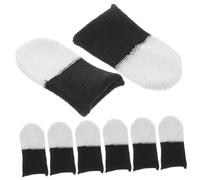 FONDOTIN 20pcs Gaming Finger Gloves Game Finger Sleeves Mobile Gaming Thumb Sleeves Sweat Breathable Touchscreen Comfort Fit