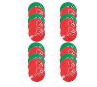 FONDOTIN 20pcs Handheld Voting Paddles Thumbs down Hand Signals Plastic Double Sided Yes No Paddles for Students Teacher Classroom Interactions