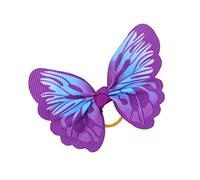FONDOTIN 20Pcs Headdress Chic Butterfly Pattern Elastic Rope Hair Ties for Dogs Puppies for Any Occasion Stylish Hair Accessories for Pets
