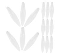 FONDOTIN 20pcs Oval Foam Blocks for Fondant Flower Forming Clay Crafts Modeling Support DIY Sugarcraft Floral Accessories for Versatile Art Projects