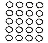 FONDOTIN 20pcs Pearl Hair Rings Elastic Hair Ties for Women Soft Ponytail Holders Simple Chic Design for Daily Wear Parties Festivals