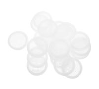 FONDOTIN 20pcs Round Cabinet Air Vent Covers Plastic Decorative Soffit Vents for Shoe Cabinets Wardrobes and Furniture Lightweight Ventilation Grilles Easy to Install Without Tools