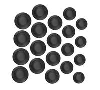 FONDOTIN 20pcs Round Rubber Piggy Bank Replacement Stoppers Sealing Plugs for Money Saving Box Bottom Fit Dustproof and Stable Coin Jar Plugs Easy to Install