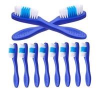 FONDOTIN 20pcs Short Handle Secure Toothbrush for Detention Care with Soft Bristles Gentle Cleaning Travel Toothbrushes for Prisons Psychiatric Hospitals
