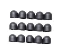 FONDOTIN 20pcs Silicone Tip Case Pen Tip Covers Compatible with Stylus Touch Screens Replacement Nibs for Touchscreen Pens Suitable for Tablets and Smartphones Black