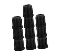 FONDOTIN 20Pcs Small Caster Socket Sleeve Inserts for Furniture Wheels Solid Connection Furniture Socket Replacement Plastic Caster Accessories for Office Chairs Legs