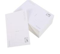 FONDOTIN 20pcs White Blank Postcards for Mailing and Painting, Single-Sided Writable 4X6 Inch Paper Cards Set, Suitable for DIY Watercolor Art and Printable Greeting Cards