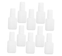 FONDOTIN 22pcs Empty Nail Polish Bottles Travel Top Coat Containers Refillable Nail Gel Jars Portable Base Coat Storage for Manicure Touch Ups