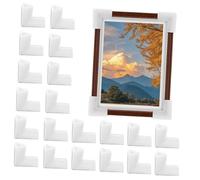 FONDOTIN 24 Pcs Epe Foam Corner Protectors for Moving Boxes and Fragile Artwork Collision Shaped Edge Guards for Tvs Mirrors Picture Frames Home Furniture Protection