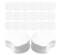 FONDOTIN 2400Pcs Thickened Half-Moon Makeup Remover Pads Pearl Texture, Non-Woven Disposable Face and Eye Cleansing Wipes for Gentle Makeup Removal