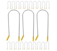 FONDOTIN 24pcs Electric Hot Curler Replacement Clips U-Shaped Hair Roller Clips 2.54cm Small Curl Securing Pins for Heated Rollers Hair Styling Tools