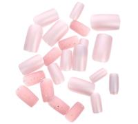 FONDOTIN 24pcs Matte Glue On Nails for Women Press On False Nails Manicure Art Supplies Teen Kit
