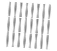 FONDOTIN 24pcs Stainless Steel Shelf Dowel Pins Heavy Load Support Pegs for Furniture Cabinets Shelves Cribs Bunk Beds Precise Positioning Rods for Stable