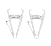 FONDOTIN 2pcs Accurate Body Fat Ruler Fat Caliper Metabolism Booster Tape Measure for Body Tester