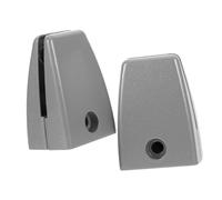 FONDOTIN 2pcs Adjustable Desk Privacy Panel Clamp Flat-Bottom Partition Clips for Office Workspace with Silver Finish Stable Glass Holder Desk Divider for Enhanced Focus and Privacy