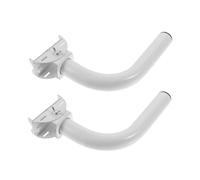 FONDOTIN 2pcs Adjustable Outdoor Antenna Mounting Pole for Wireless Bridge Access Points Weather-resistant Pipe Mast Bracket with Multi-angle Positioning for Enhanced Signal Reception